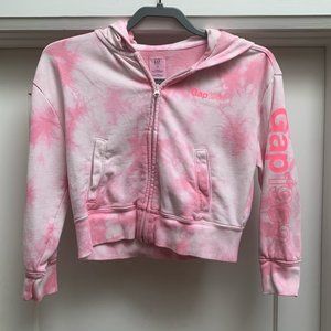 🇨🇦🍁5/$50 GapKids 1969 Cropped Tie Dyed Pink Hoodie🇨🇦🍁